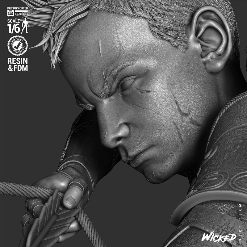 Atreus Sculpture resin statue kit view 7