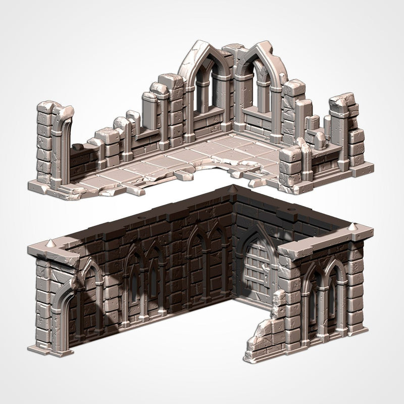 Middle Earth Town 3D printed terrain view 7