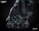 Corvus Glaive Sculpture resin statue kit view 7