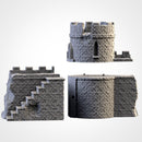 Ruined Castle 3D printed terrain view 7