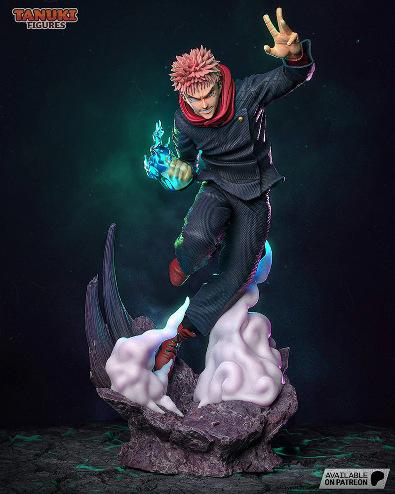 Itadori/Sukuna Resin Statue & Bust - Full Size view 7