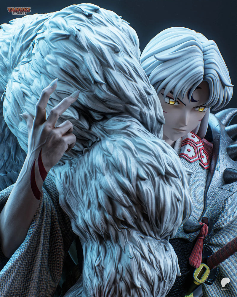 Sesshomaru Resin Statue & Bust - Full Size view 7