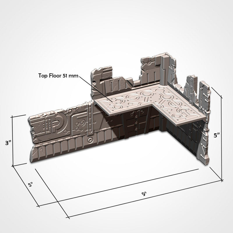 WTC Foldable Necromatons Set 3D printed terrain view 7