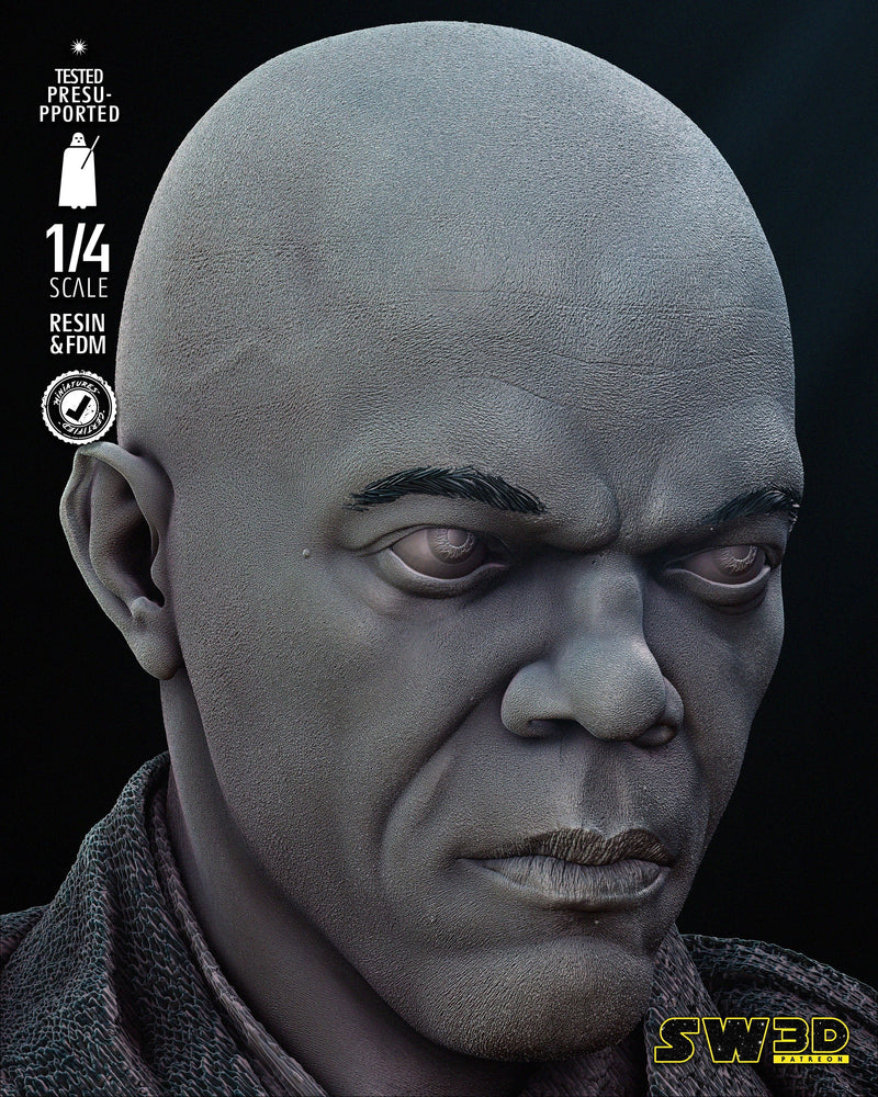Mace Windu 2024 Bust Portrait