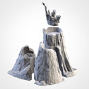 Basaltic Volcanoes 3D printed terrain view 7