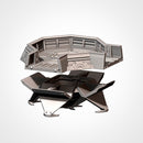 Modular Trenches / Walkways Sci-Fi 3D printed terrain view 7