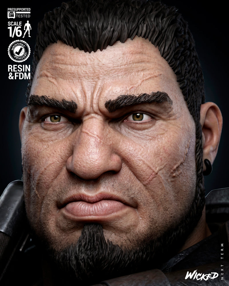 Dominic Santiago Sculpture resin statue kit view 7