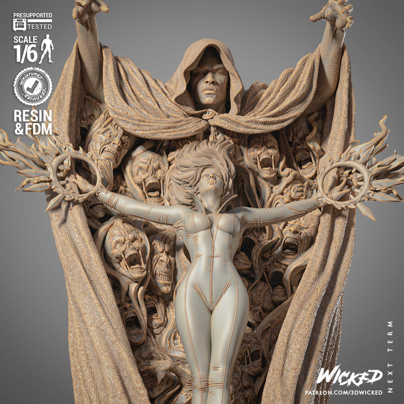 Cloak and Dagger Diorama resin diorama kit view 7