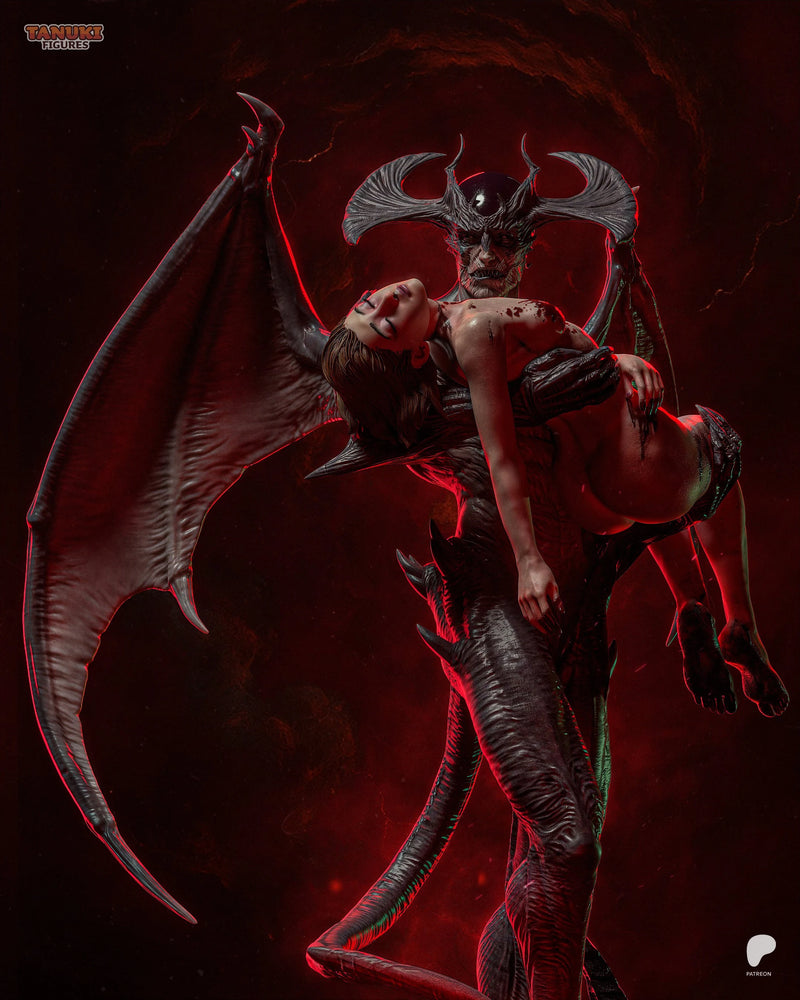 Devilman Resin Statue & Bust - Full Size view 7