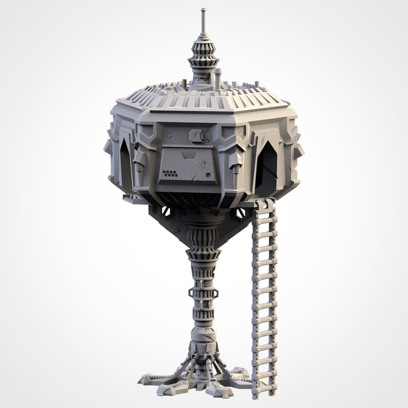 Sci-Fi City 3D printed terrain view 7