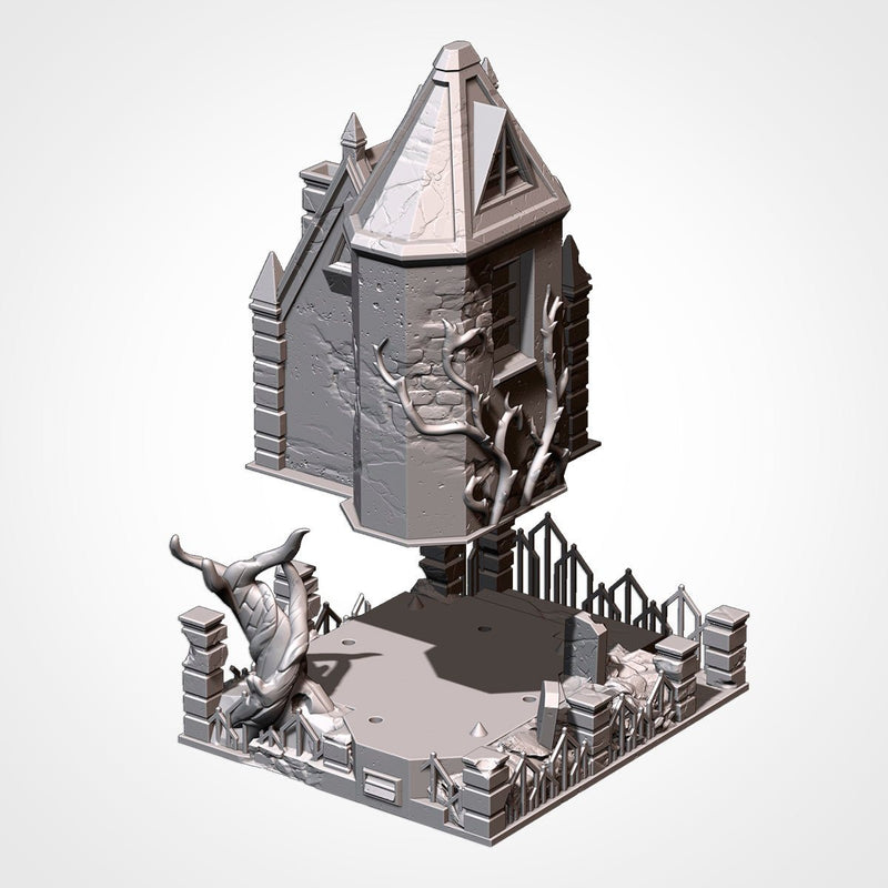 Night Of The Living Dead 3D printed terrain view 7