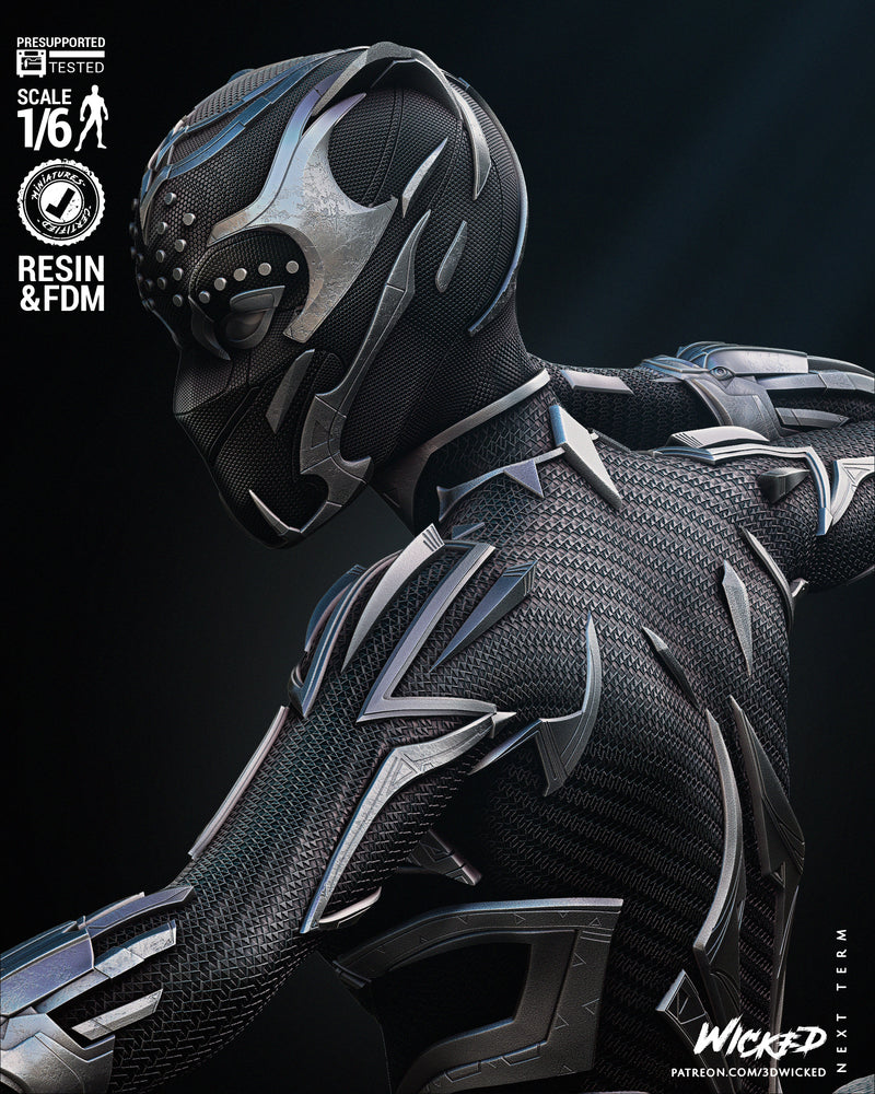 Black Panther Shuri 2024 Sculpture resin statue kit view 7
