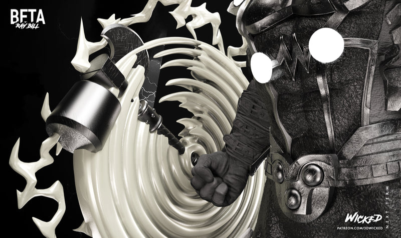 Beta Ray Bill Bust resin bust kit view 7