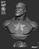 Captain America Portrait Bust resin bust kit view 7