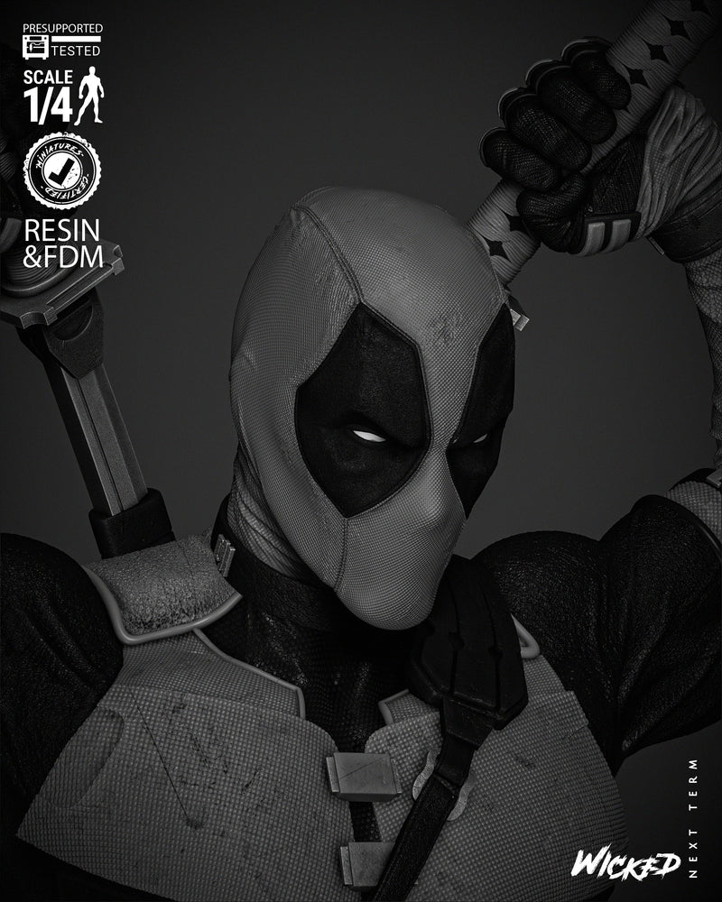 Deadpool 2024 Bust resin bust kit view 7