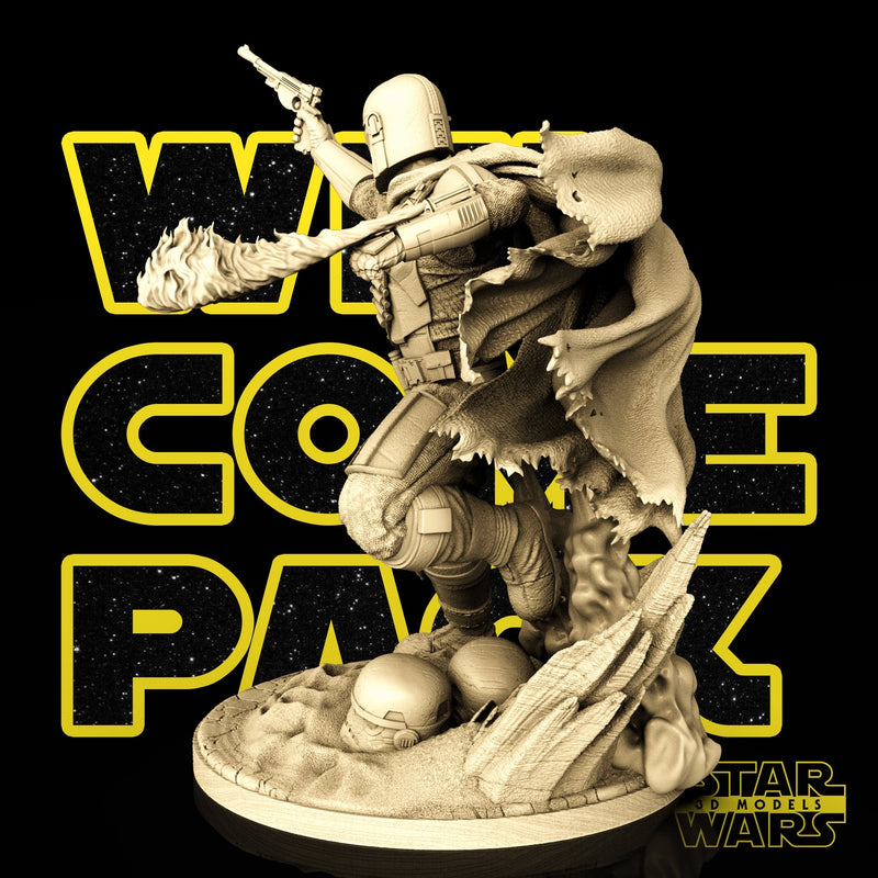 Mandalorian Sculpture