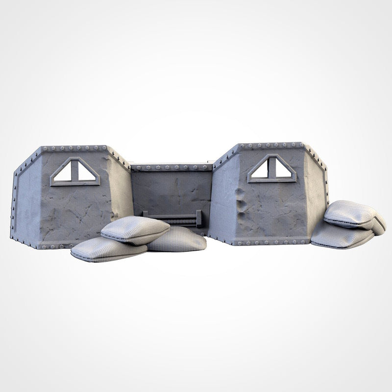Street Barricades 3D printed terrain view 7