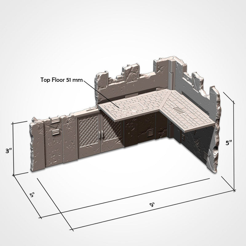 WTC Foldable Sovietic Set 3D printed terrain view 7