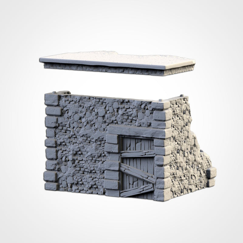 Abandoned Town 3D printed terrain view 7