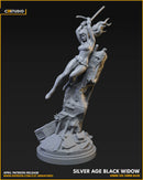 Black Widow (Silver Age) Marvel MCP-compatible resin miniature by C27 Studios - product image 7
