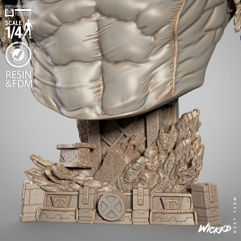 Angel Portrait Bust resin bust kit view 7