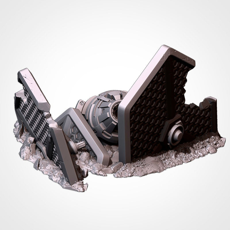Crashed Spaceships 3D printed terrain view 7