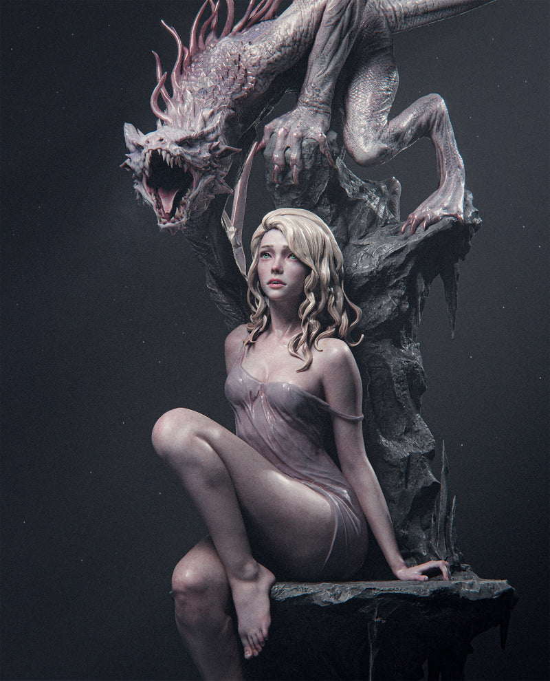 Elegy Of The Wyrm Statue - 1/9 Scale