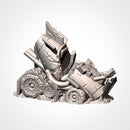 Orc Buggies Destroyed 3D printed terrain view 7