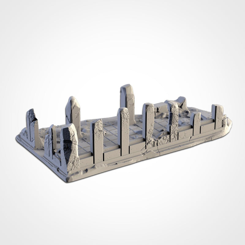 City Ruins 3D printed terrain view 7