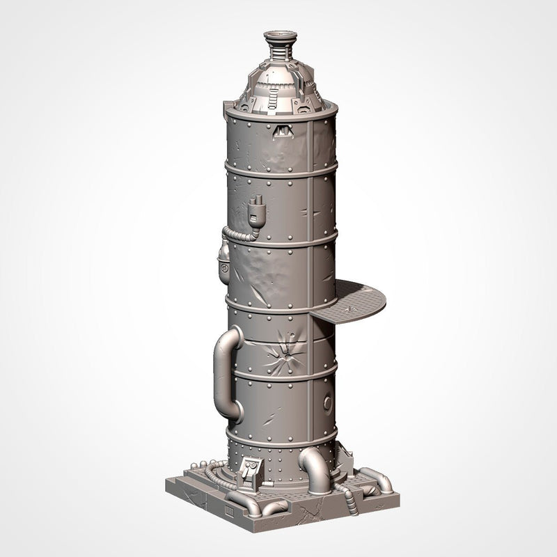 Industrial Sector 3D printed terrain view 7