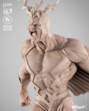 Black Bolt Sculpture resin statue kit view 7