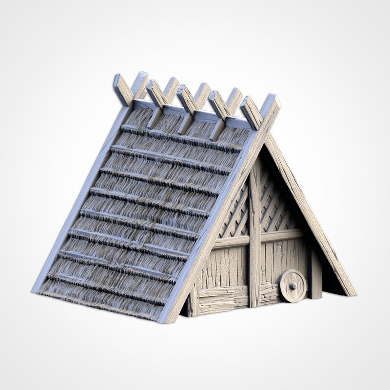 Viking Houses 3D printed terrain view 7