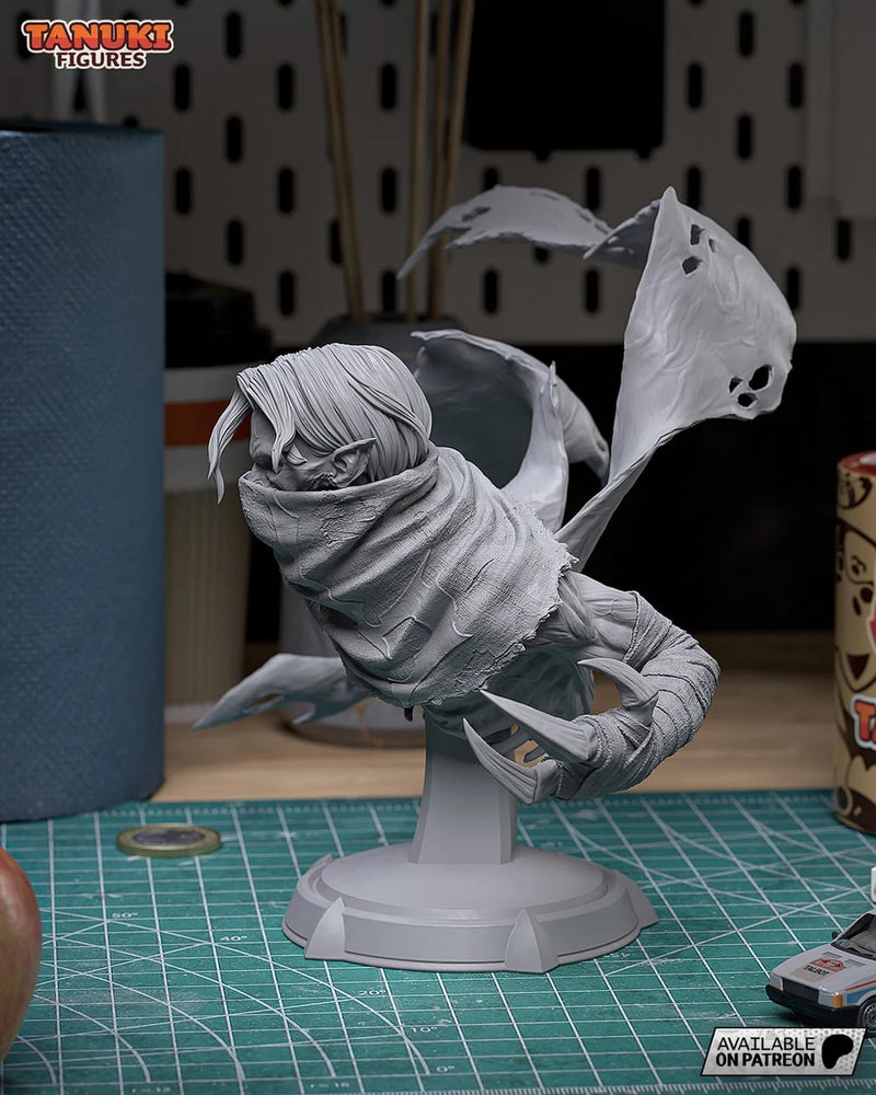 Raziel Resin Statue & Bust - Bust view 7