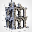 Abandoned City Ruins 3D printed terrain view 7