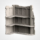 City Ruins WTC Set 01 3D printed terrain view 7