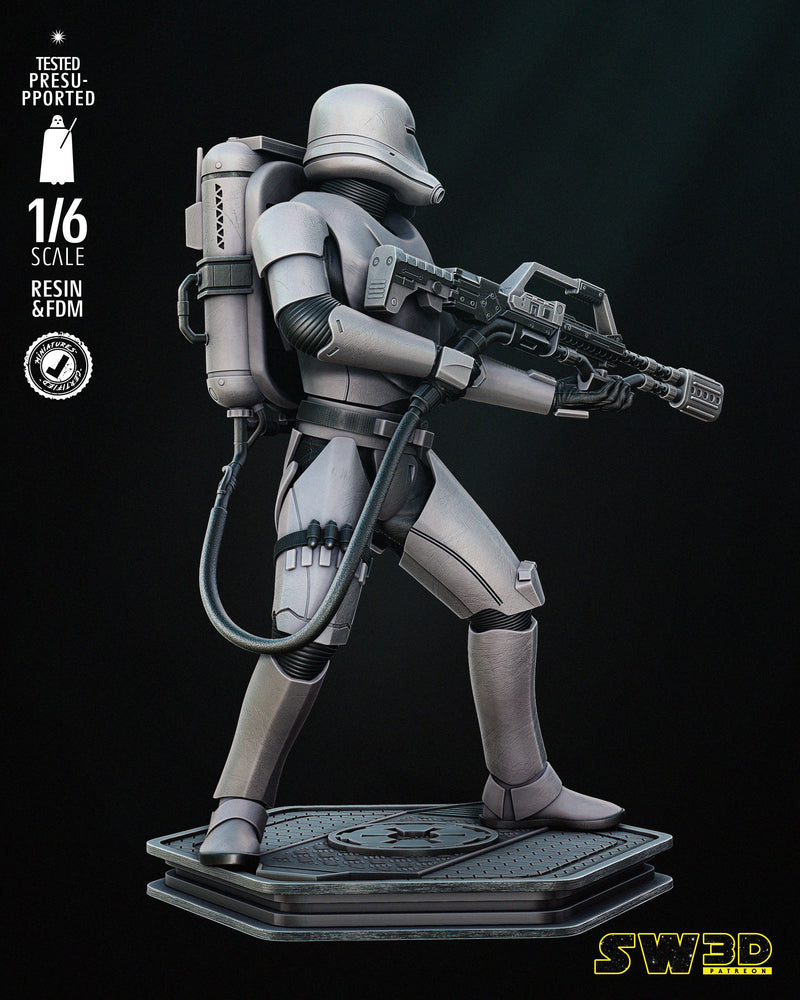 Flame Trooper Sculpture