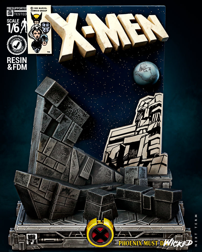Cyclops and Jean Diorama resin diorama kit view 7