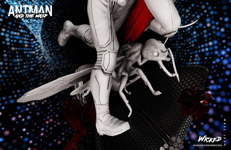 Ant Man and Wasp Diorama Sculpture resin diorama kit view 7