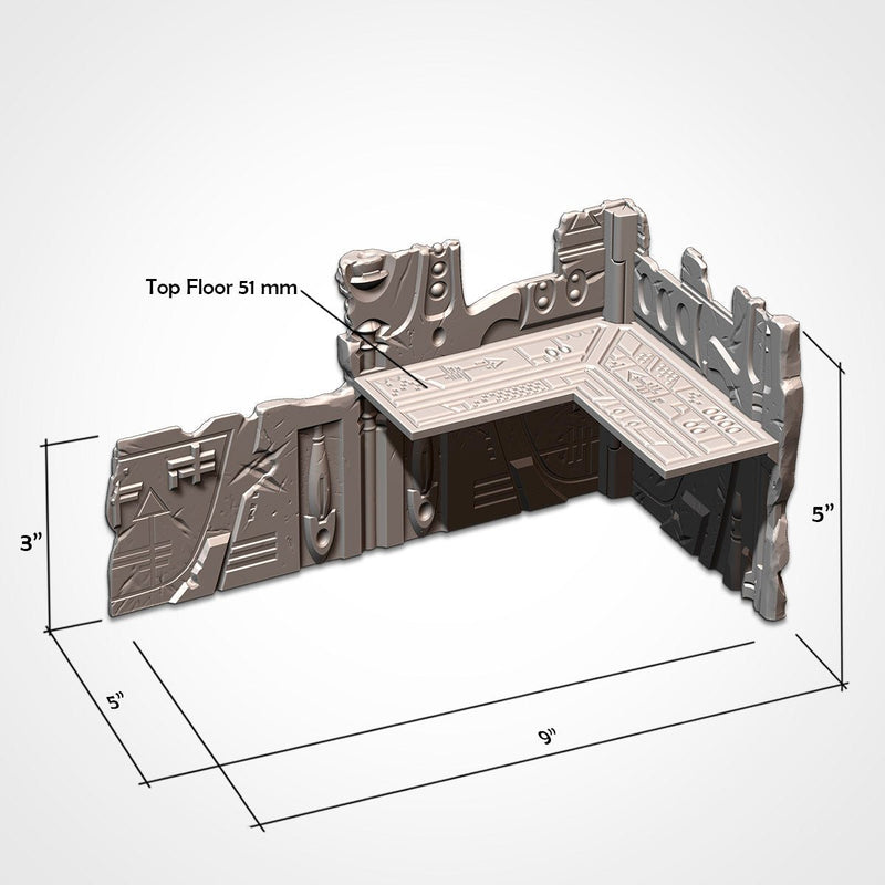 WTC Foldable Eldar Set 3D printed terrain view 7