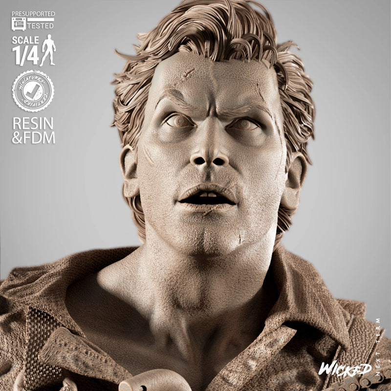 Ash Bust resin bust kit view 7