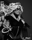 Black Cat Sculpture resin statue kit view 8