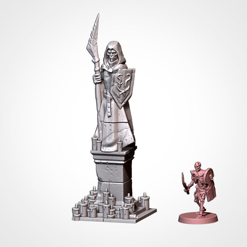 Graveyard 3D printed terrain view 8
