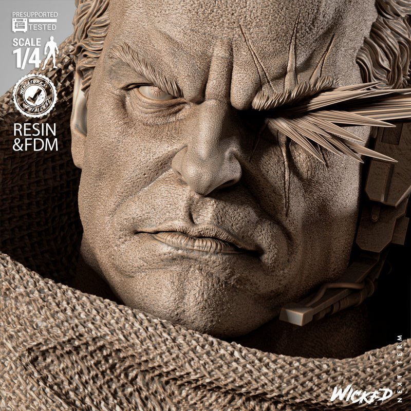Cable 2025 Portrait Bust resin bust kit view 8