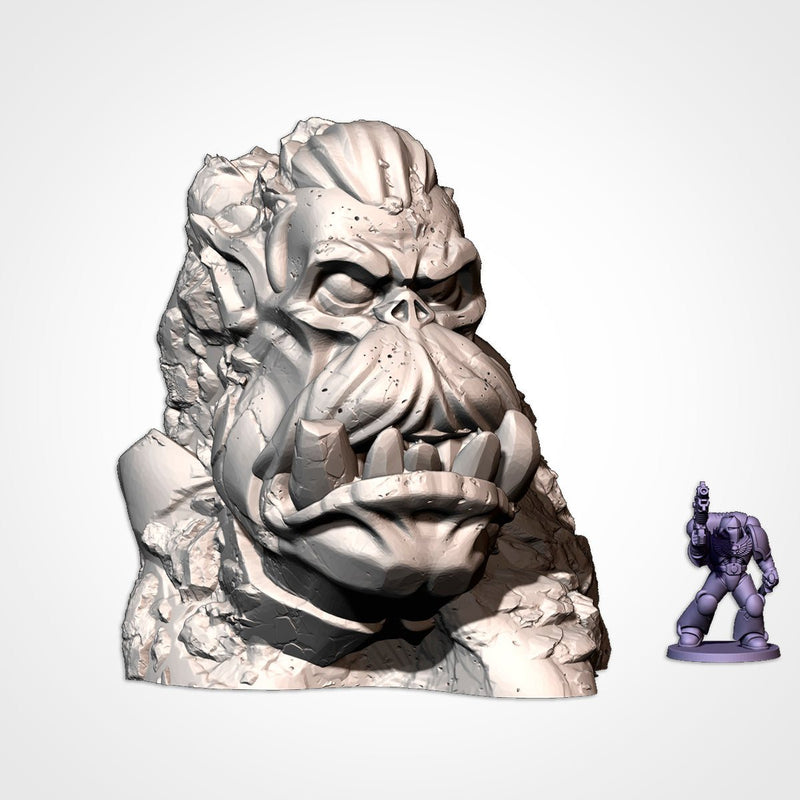 Orcish Monuments II 3D printed terrain view 8