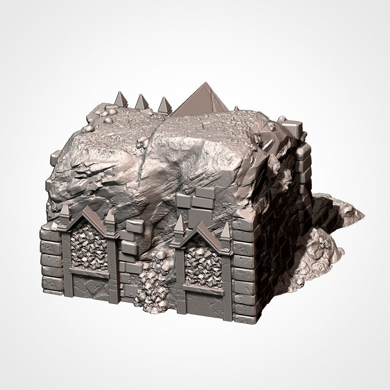 Cursed Mausoleum 3D printed terrain view 8