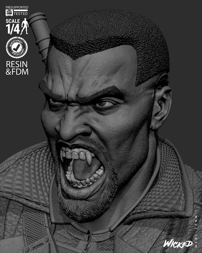 Blade Portrait Bust resin bust kit view 8