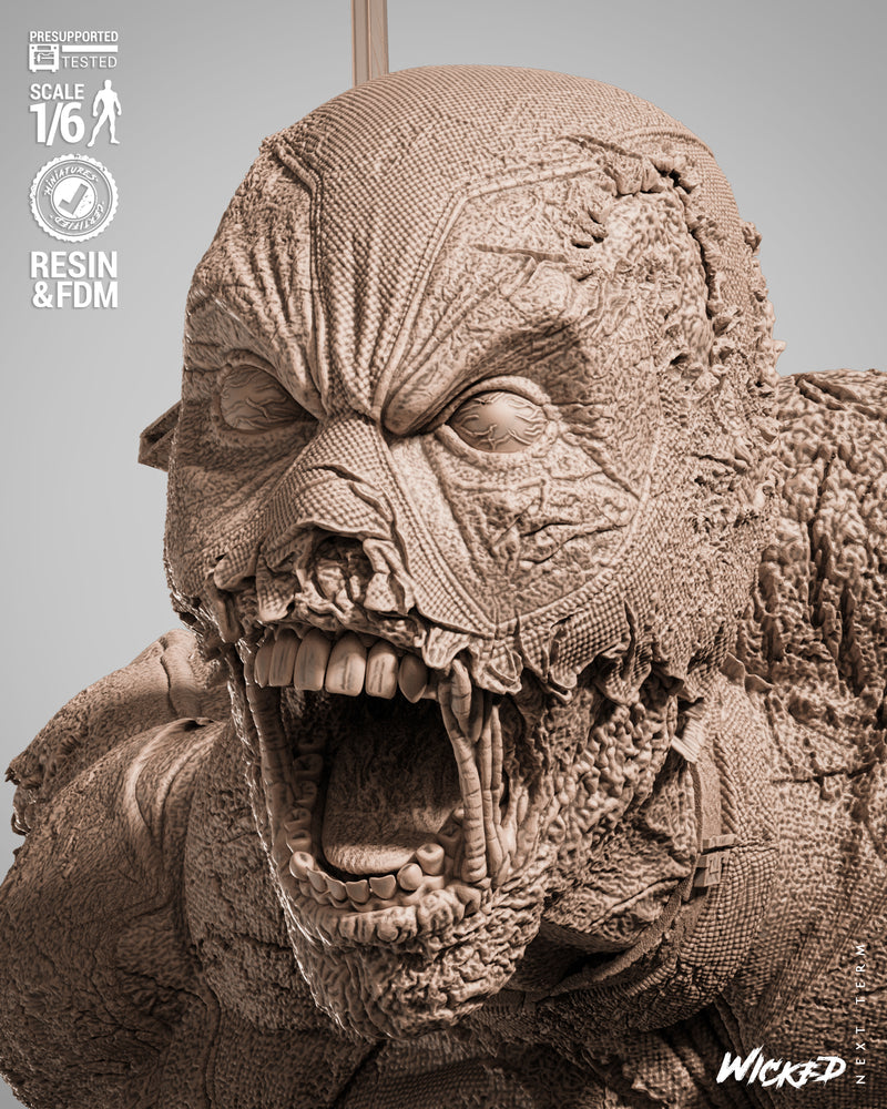 Deadpool Zombie Sculpture resin statue kit view 8