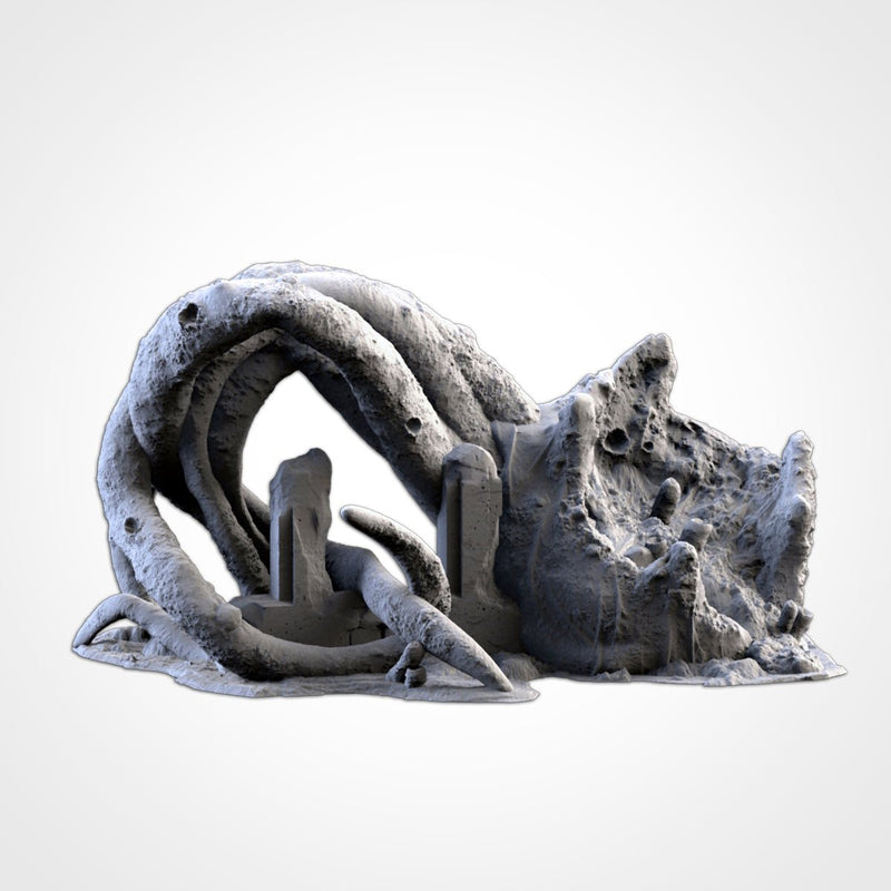 Spores 3D printed terrain view 8