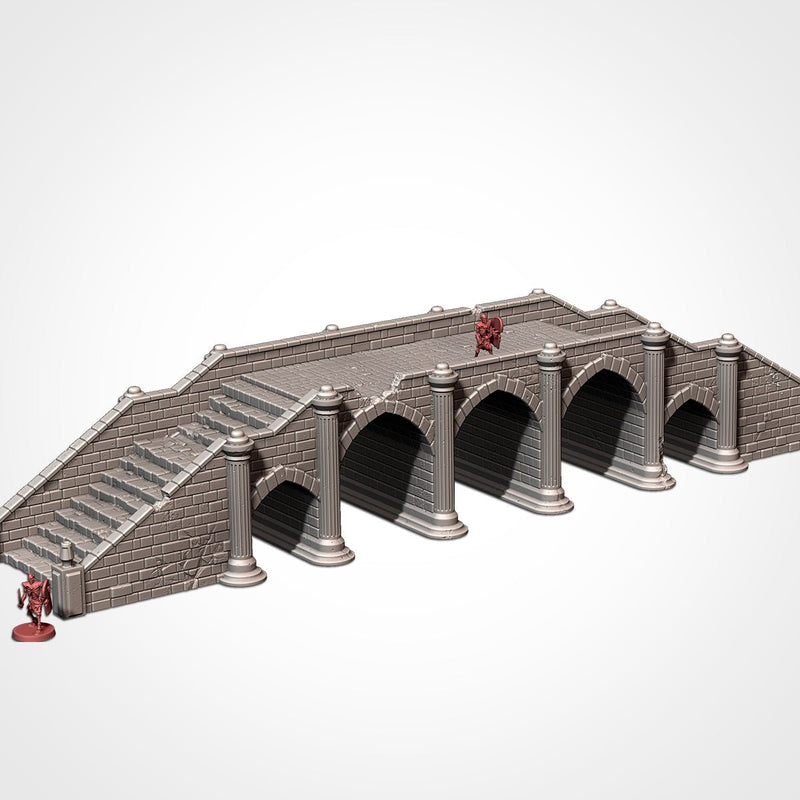 Medieval Bridges 3D printed terrain view 8
