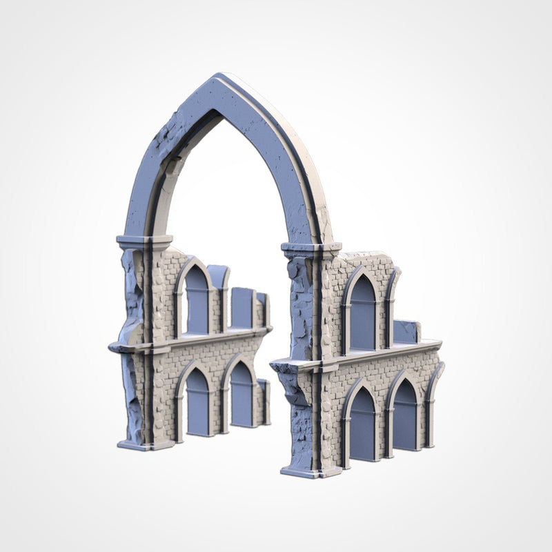 Majestic Ruins 3D printed terrain view 8